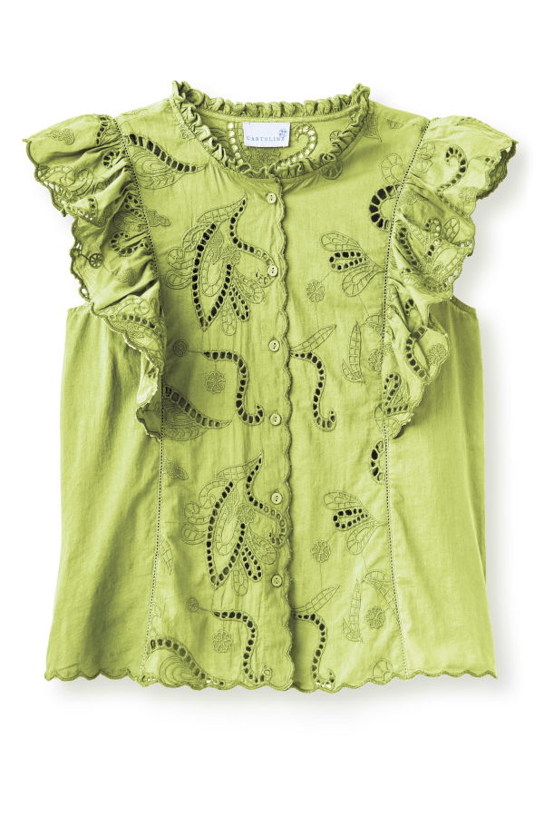 Cartolina Ashe Top - Chartreuse