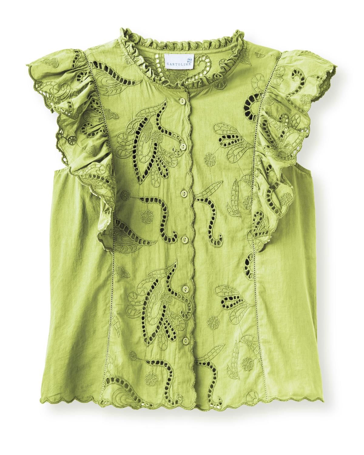 Cartolina Ashe Top - Chartreuse - Image 1 of 3