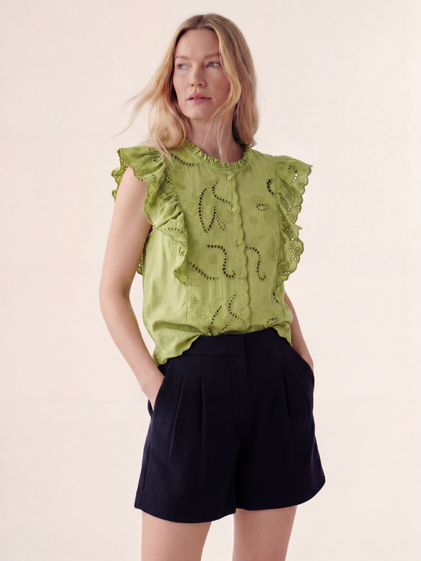 Cartolina Ashe Top - Chartreuse
