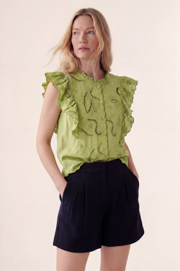 Cartolina Ashe Top - Chartreuse