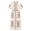 Cartolina Bobbi Midi Dress - Ivory - Thumbnail 1