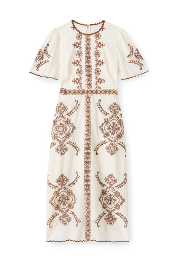 Cartolina Bobbi Midi Dress - Ivory