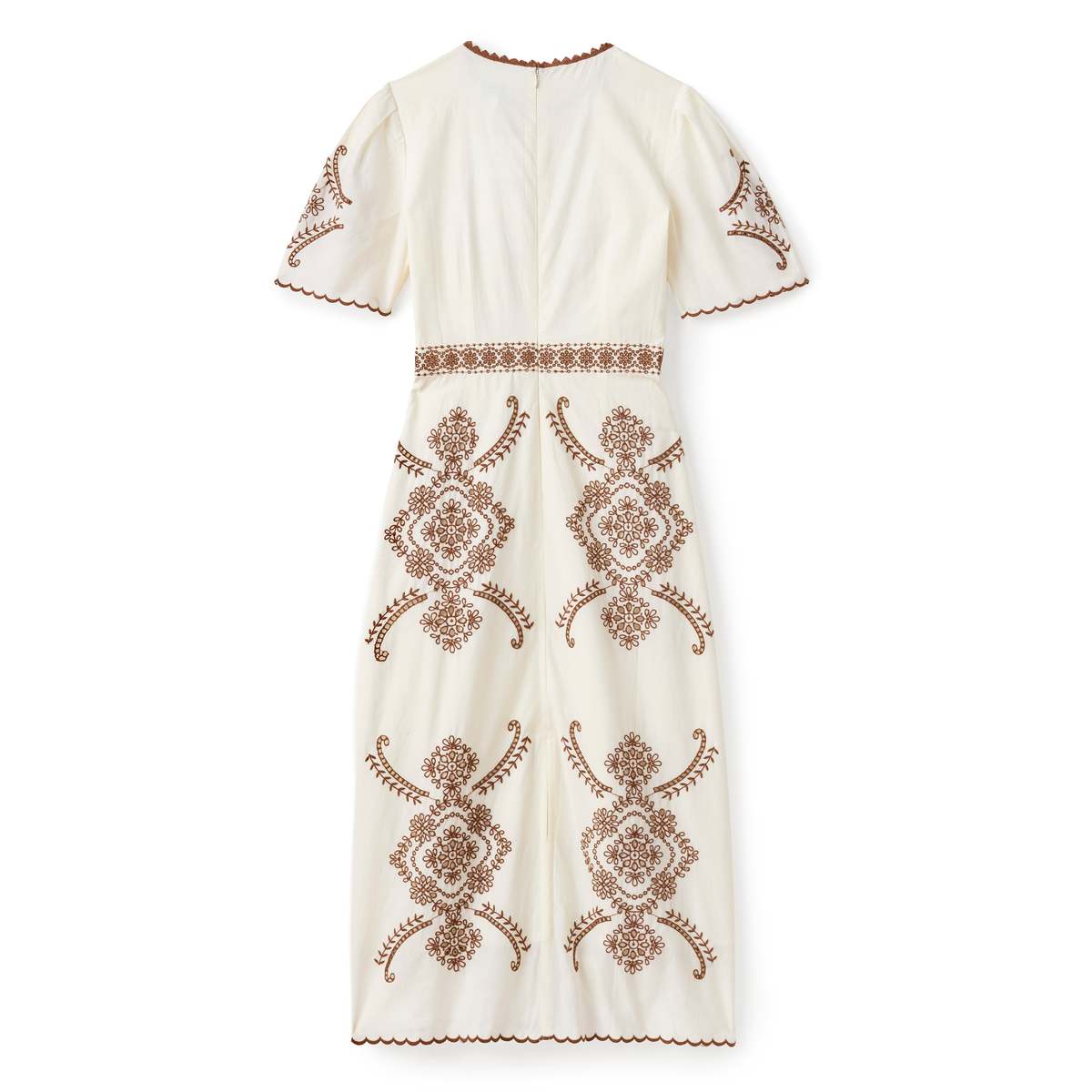 Cartolina Bobbi Midi Dress - Ivory - Image 8 of 8
