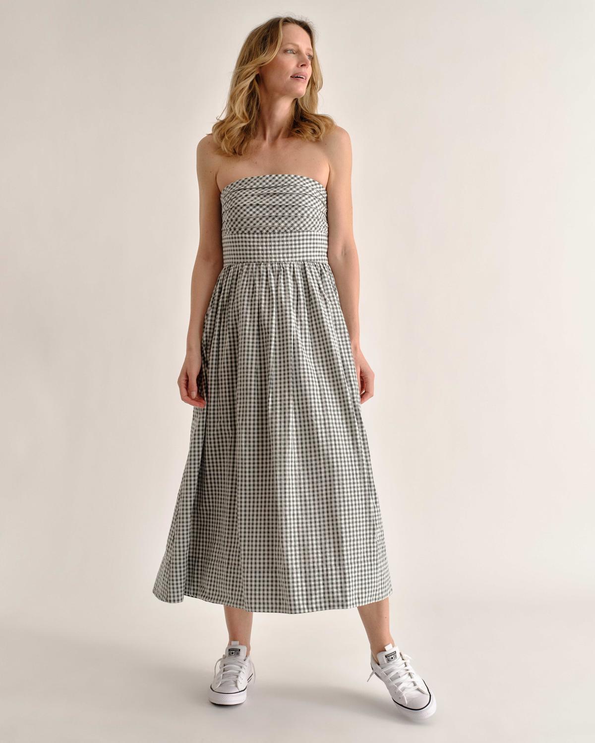 Cartolina Chalmers Halter Midi Dress - Image 2 of 6