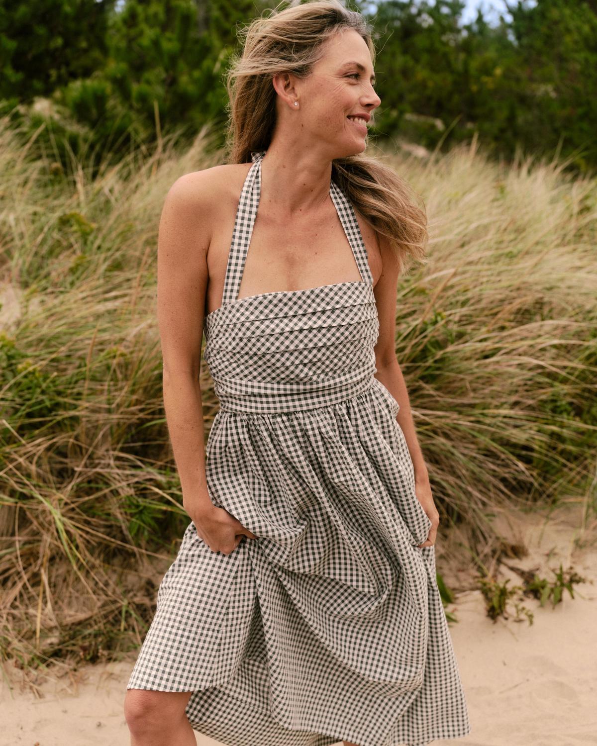 Cartolina Chalmers Halter Midi Dress - Image 3 of 6