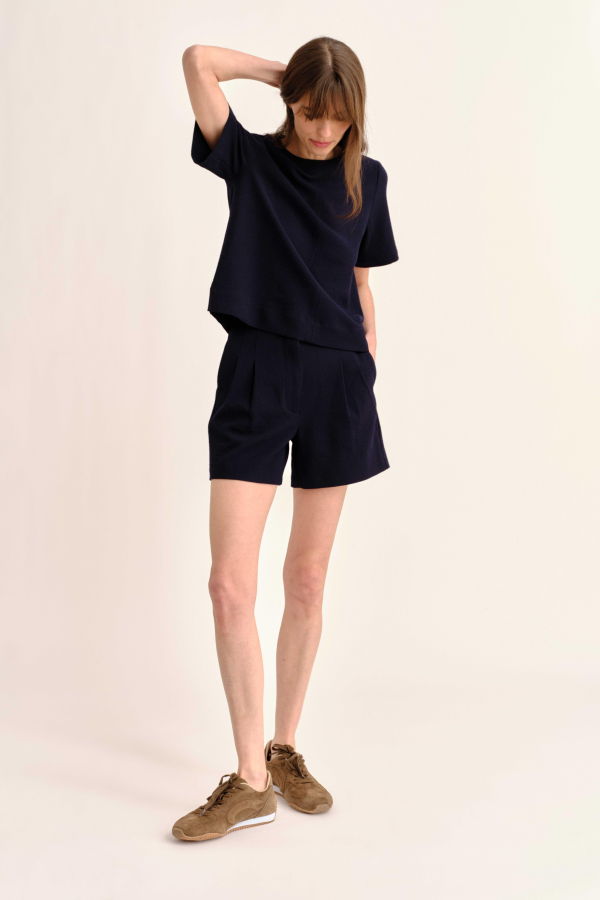 Cartolina Chloe Top - Dark Navy