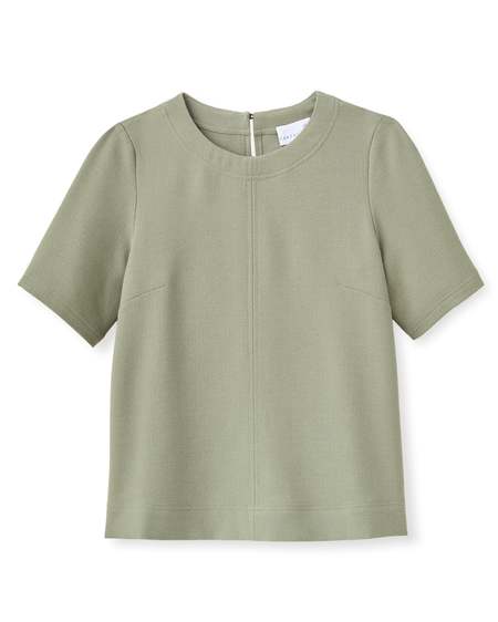 Sea NY Mable Cambric S/SLV Smocked Top | Garmentory