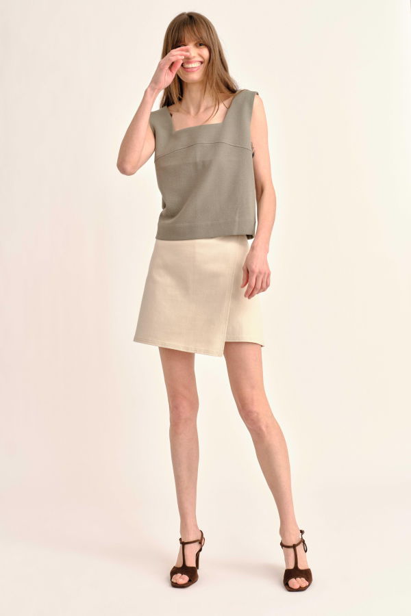 Cartolina Elisa Skort - Ivory