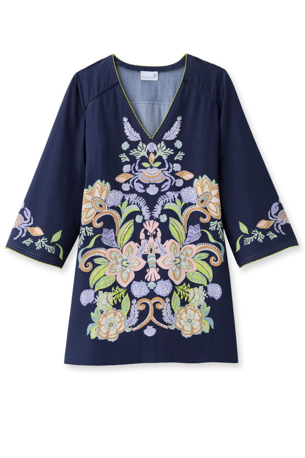 Cartolina Folly Mini Dress - Mariner's Bloom