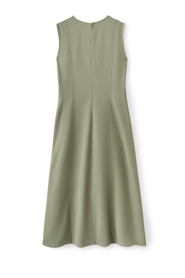Cartolina Rain Midi Dress - Moss