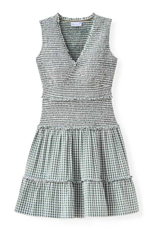 Cartolina Rhett Mini Dress - Moss