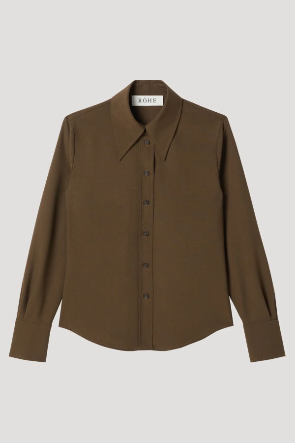 Rohe Fitted Wool Shirt