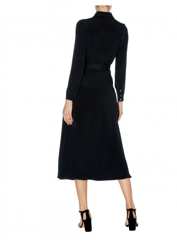 goat midi dress Goat Geneva Shirt Dress - Dark Navy