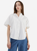 Meg Rounded Hem Shirt - White - Thumbnail 1