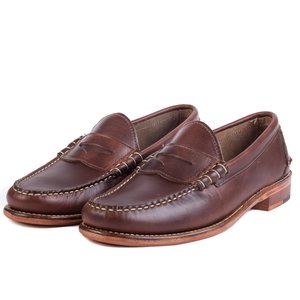 Oak Street Bootmakers Beefroll Penny Loafer Brown Chromexcel