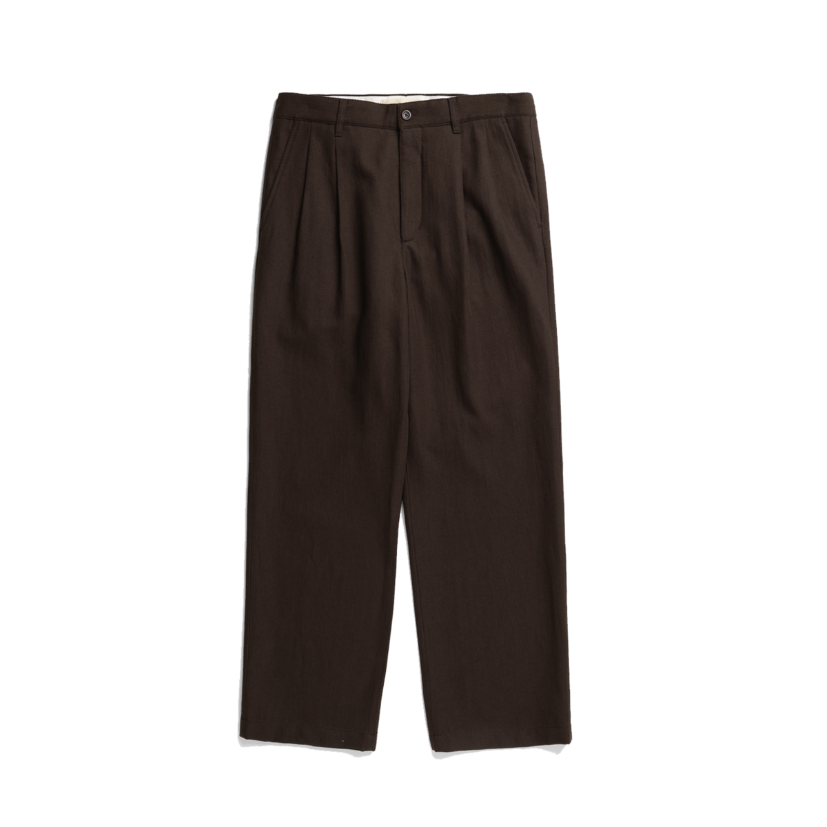 Norse Projects Hestur Relaxed Cotton Linen Twill Pleated Trousers - Image 1 of 3