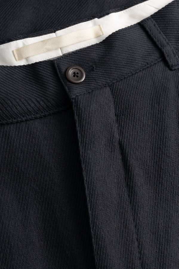 Norse Projects Hestur Relaxed Cotton Linen Twill Pleated Trousers