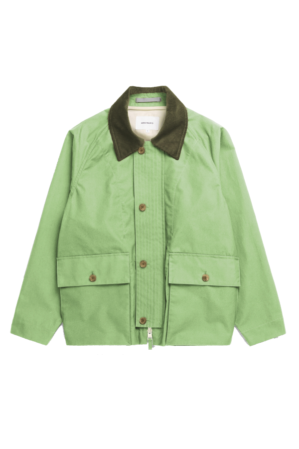 Norse Projects Holmen Wax Raglan Light Jacket