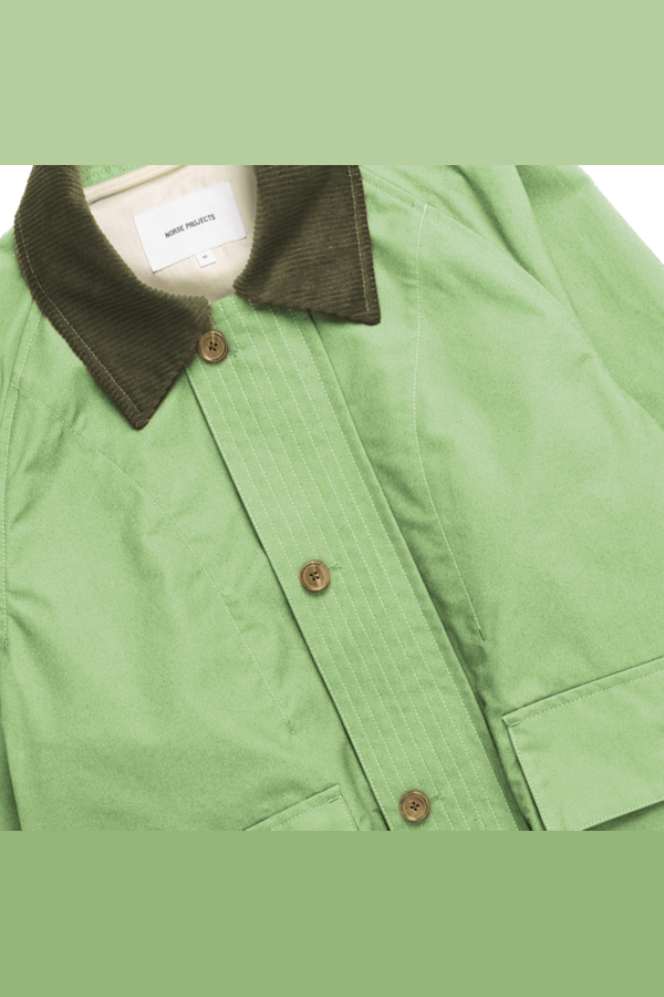 Norse Projects Holmen Wax Raglan Light Jacket