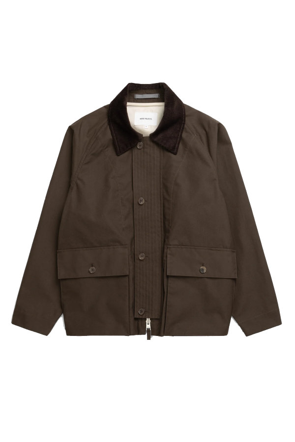 Norse Projects Holmen Wax Raglan Light Jacket