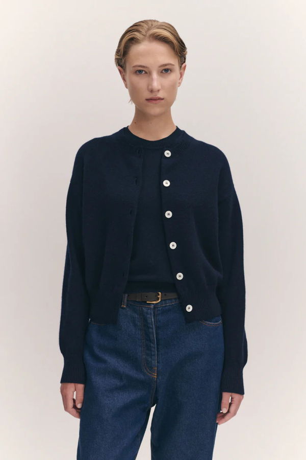 &Daughter Ada Crewneck Cardigan