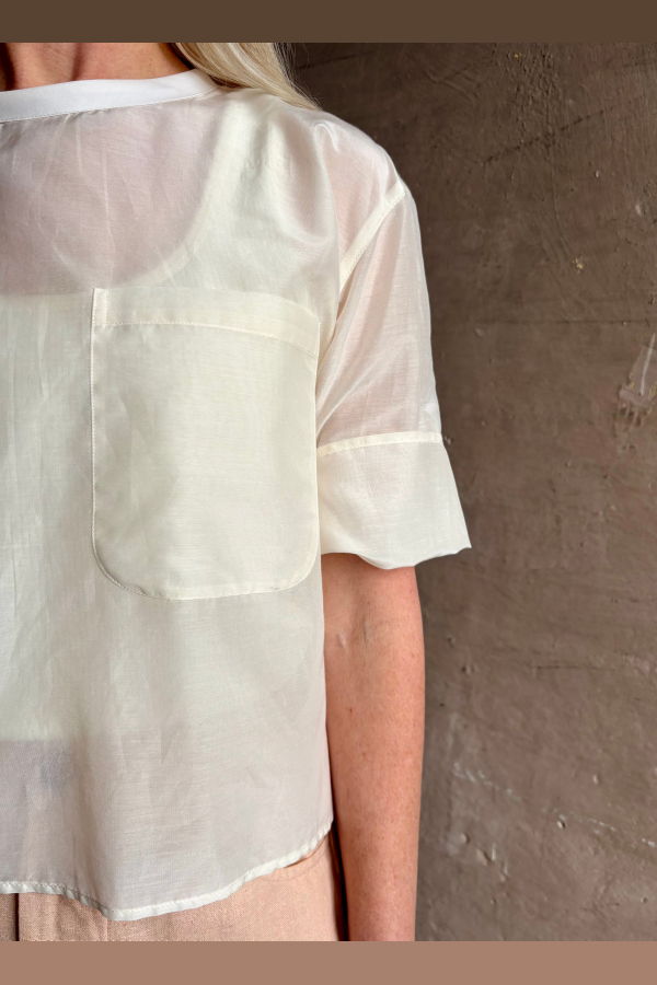 TWP New Ex T Top - Ivory