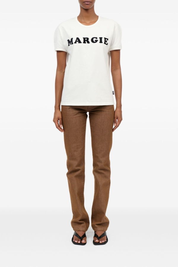 MM6 Maison Margiela Logo Cotton Tee - White