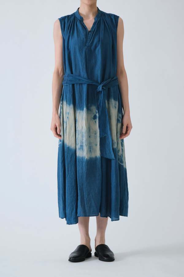 Pas de Calais Willow Dye Dress - Indigo Pas de Calais Willow Dye Dress - Indigo