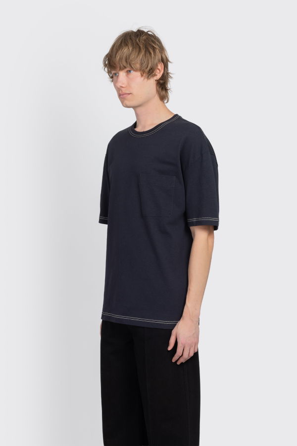 Lemaire Boxy Short Sleeve Heavy Jersey T-Shirt - Urchin