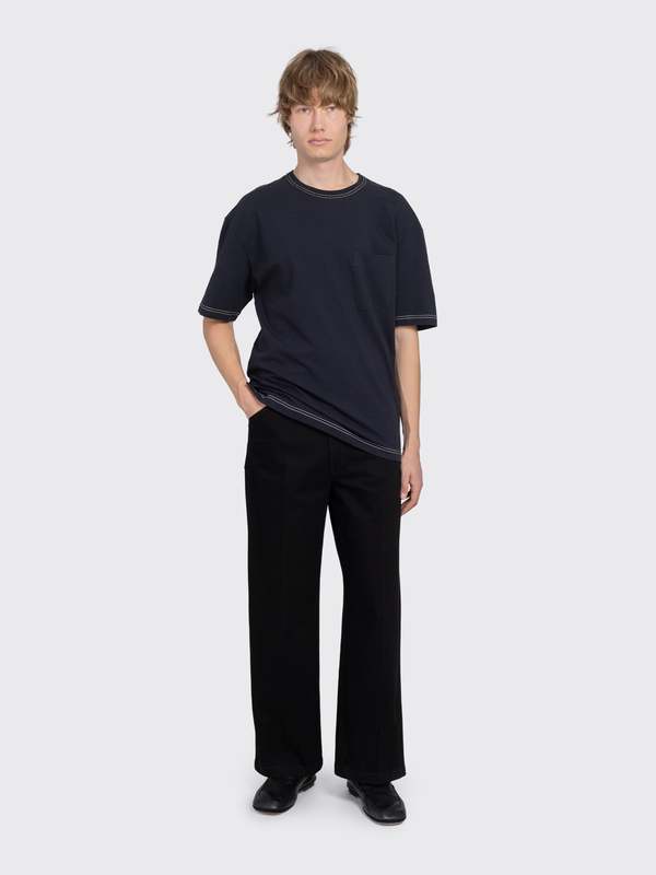 Lemaire Boxy Short Sleeve Heavy Jersey T-Shirt - Urchin | Garmentory