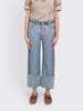 Acne Studios Denim Rhinestone Trousers - Blue - Thumbnail 1
