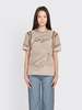 Acne Studios Graphic Short Sleeve T-Shirt Tee - Sand - Thumbnail 1