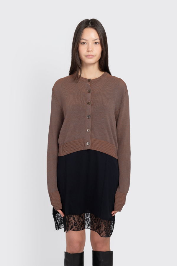 Our Legacy Micro Cardigan - Brown