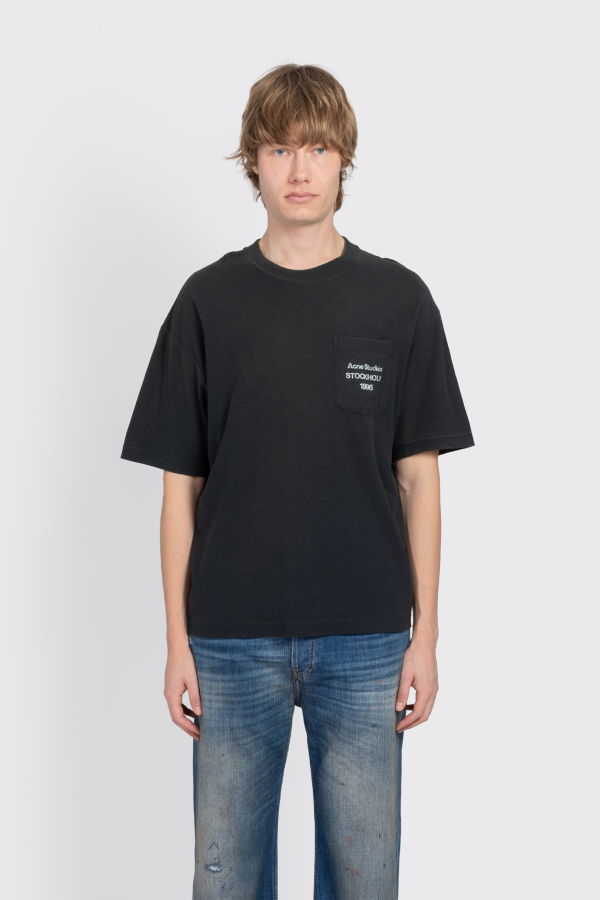 Acne Studios Pocket Short Sleeve T-Shirt - Black