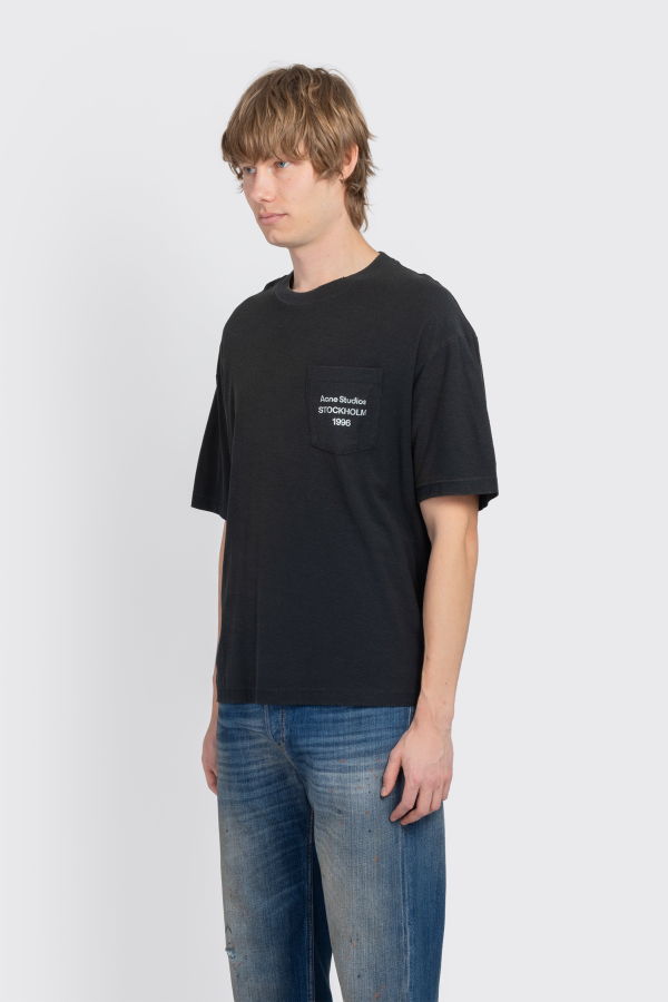 Acne Studios Pocket Short Sleeve T-Shirt - Black