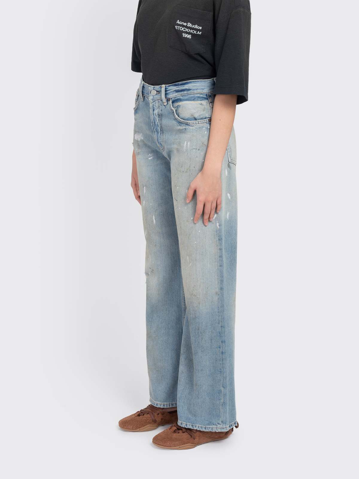 Acne Studios Regular Fit 2021F Jeans - Blue - Image 2 of 4