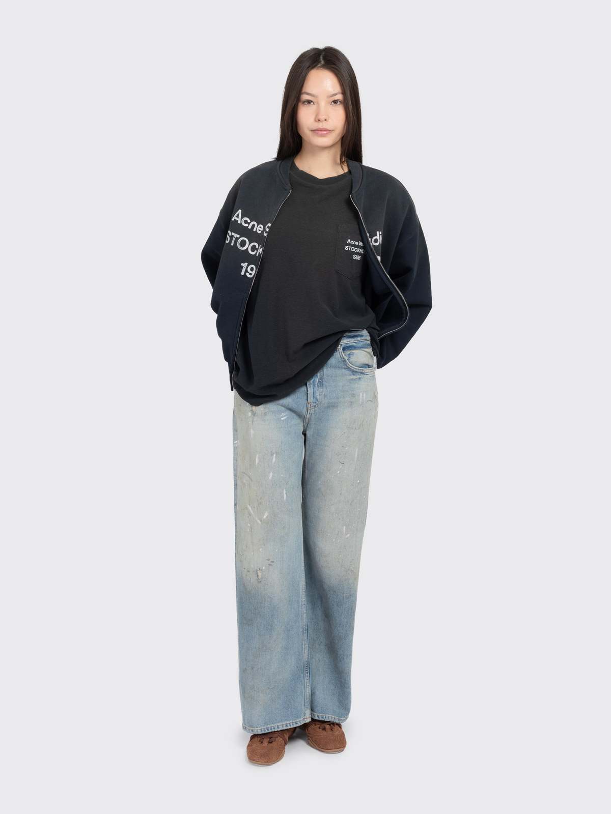 Acne Studios Regular Fit 2021F Jeans - Blue - Image 4 of 4