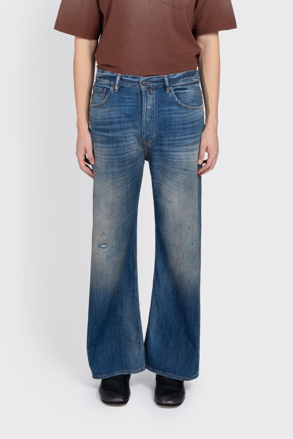 Acne Studios Regular Fit Jeans 2021M Mid Pants - Blue