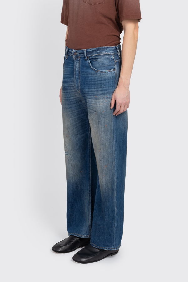 Acne Studios Regular Fit Jeans 2021M Mid Pants - Blue