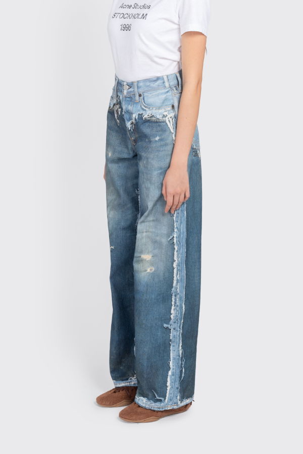 Acne Studios 1981 Trompe L'Oeil Jeans - Blue