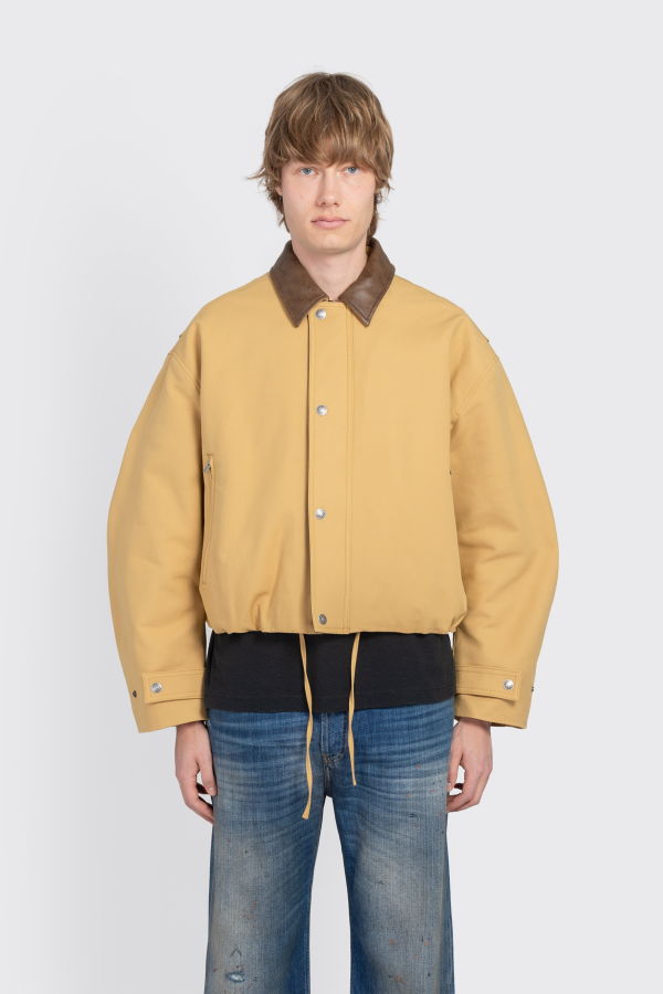 Acne Studios Twill Bomber Jacket - Sand
