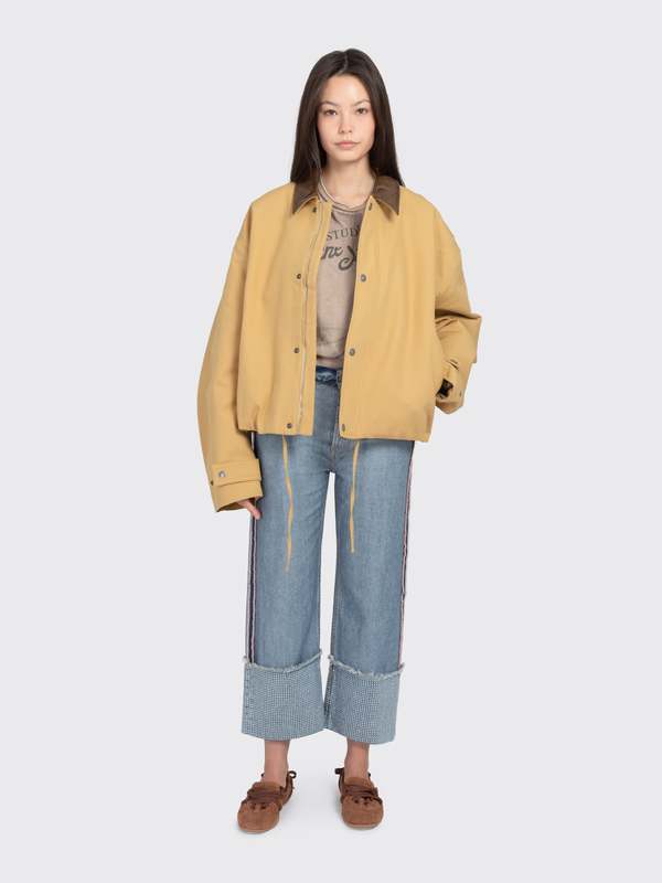 Acne Studios Twill Bomber Jacket - Sand