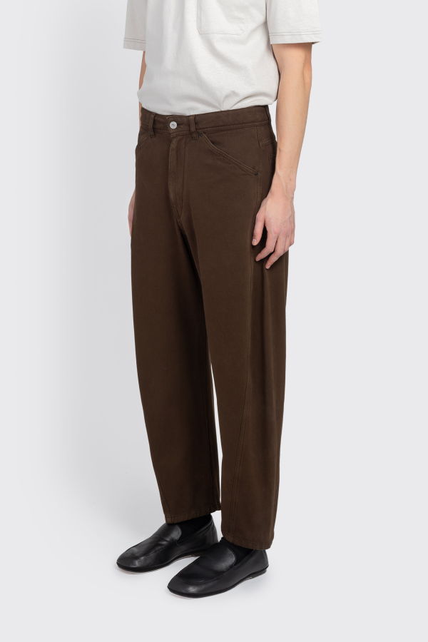Lemaire Twisted Workwear Pants - Brown
