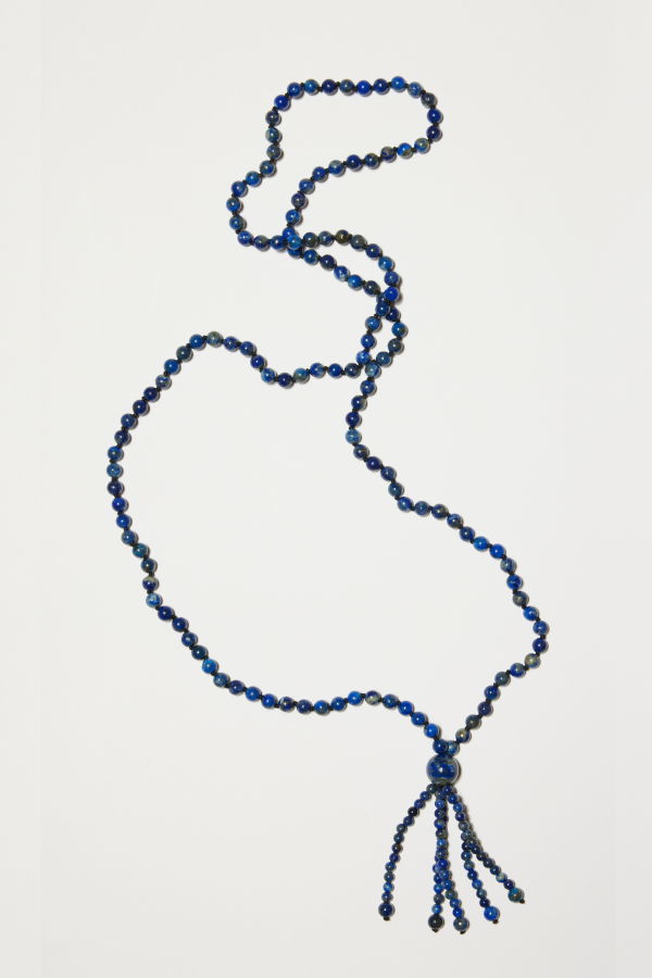 Jasmin Sparrow Cobalt Tassel Necklace