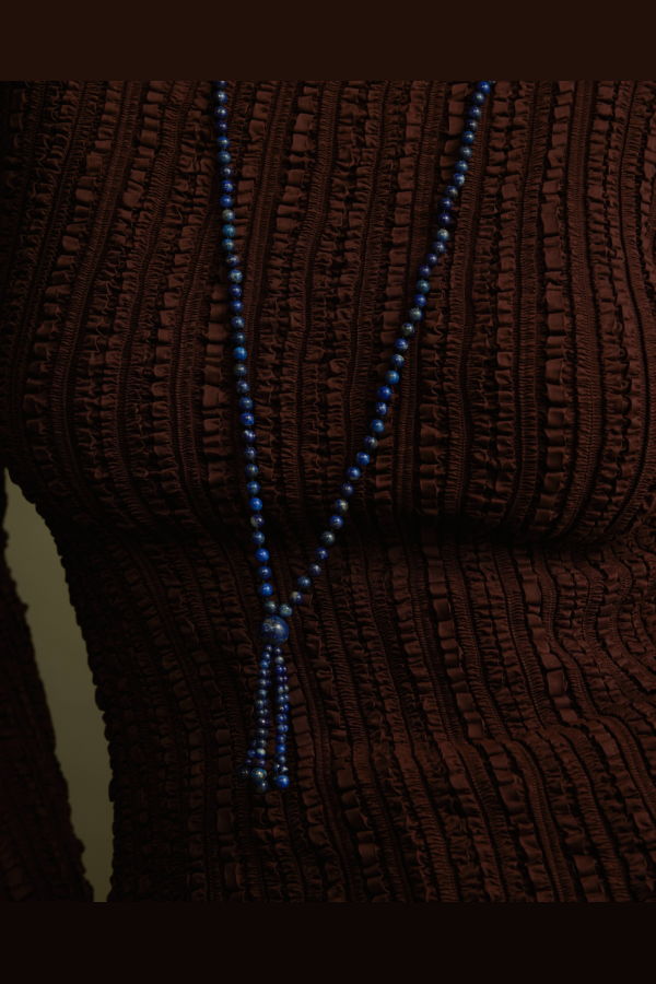 Jasmin Sparrow Cobalt Tassel Necklace