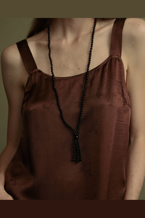 Jasmin Sparrow Noir Tassel Necklace