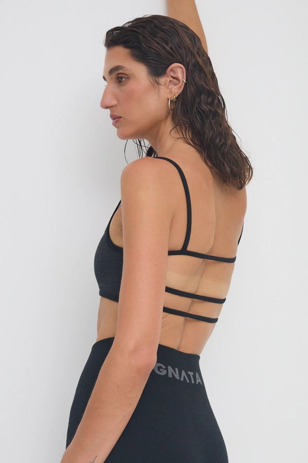 NAGNATA Strap Back Wool Bralette
