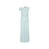 ROTATE Birger Christensen Maxi Asymmetric Dress - Light Blue - Thumbnail 1