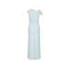 ROTATE Birger Christensen Maxi Asymmetric Dress - Light Blue - Thumbnail 3