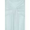 ROTATE Birger Christensen Maxi Asymmetric Dress - Light Blue - Thumbnail 4
